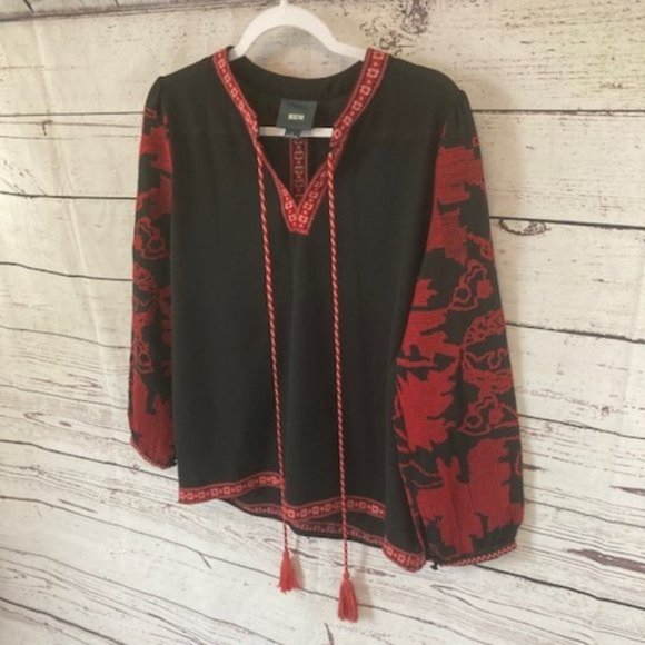 Anthropologie Maeve umbra embroidered peasant top - Picture 8 of 10